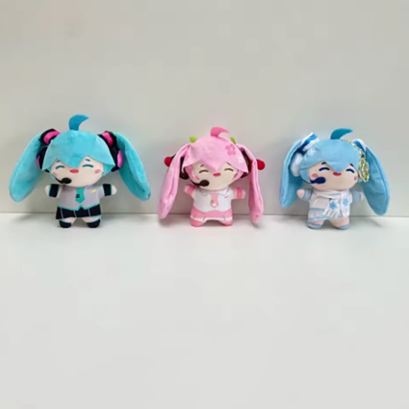 Anime Cosplay Boy - Hatsune Miku Double Ponytail Rotation Plush