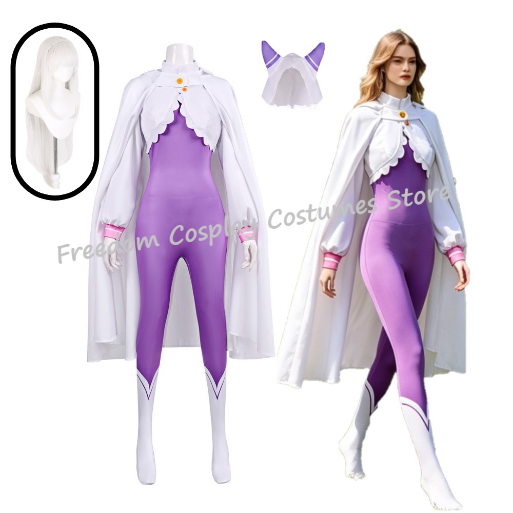 Anime Cosplay Mujer - NEW Emilia Rezero Cosplay Costume wig