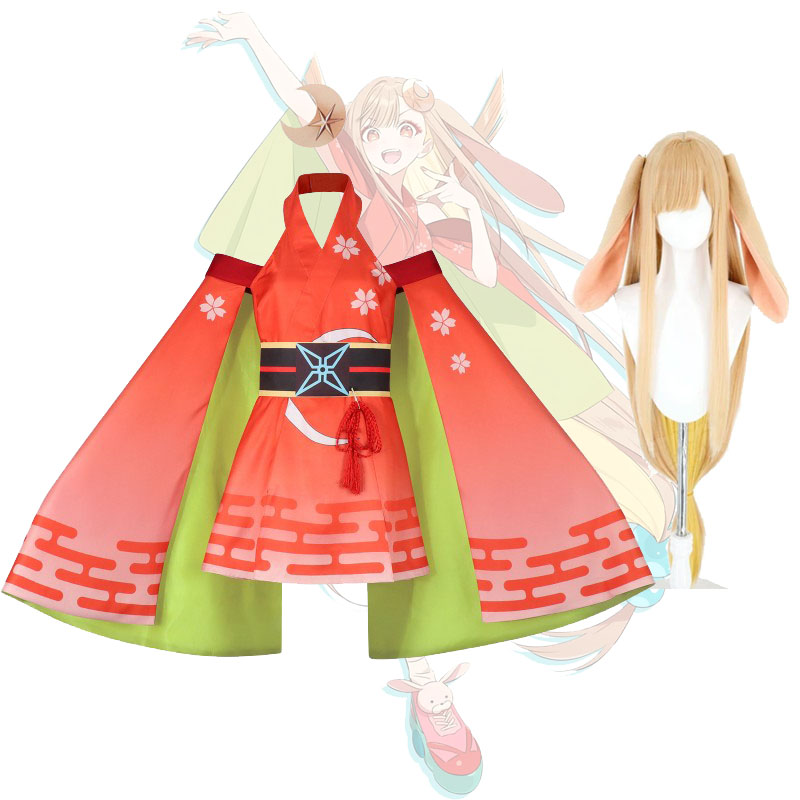 Anime Cosplay Mujer - 2026 Cosmic Kaguya Cosplay Kimono Set
