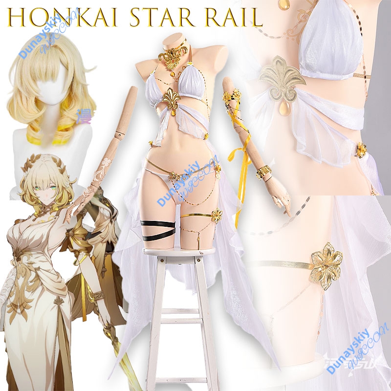 Anime Cosplay Bikini - Honkai Star Rail Aglaea Inspired Cosplay