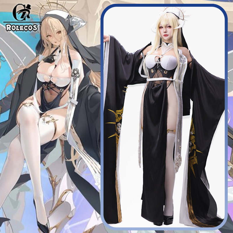 Anime Cosplay Mujer - ROLECOS Game Azur Lane HMS Implacable