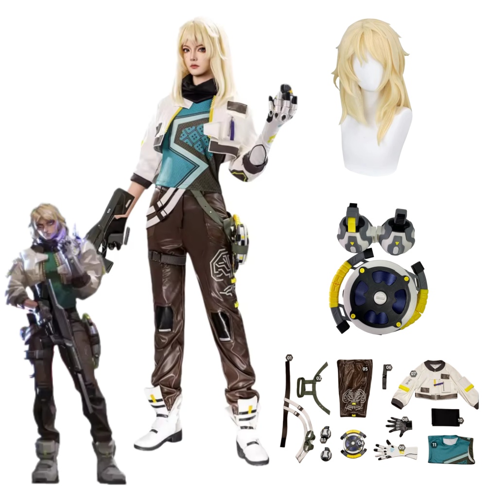 Anime Cosplay Female - Deadlock Cosplay Costume Props VALORANT Deadlock