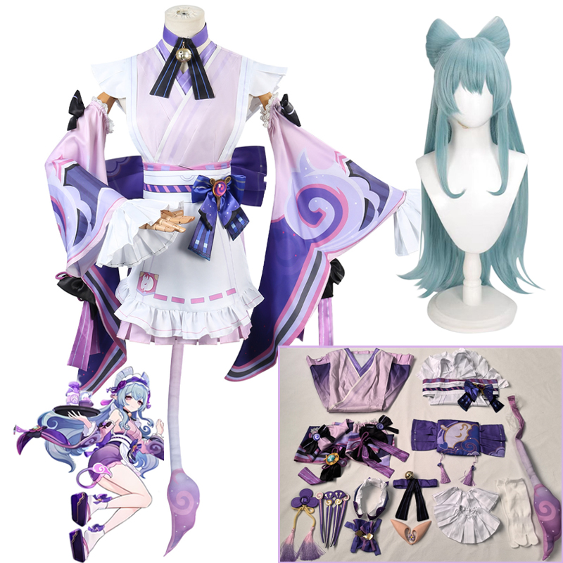 Cosplay Anime Yae Miko - Yumemizuki Mizuki Cosplay Costume Wig for