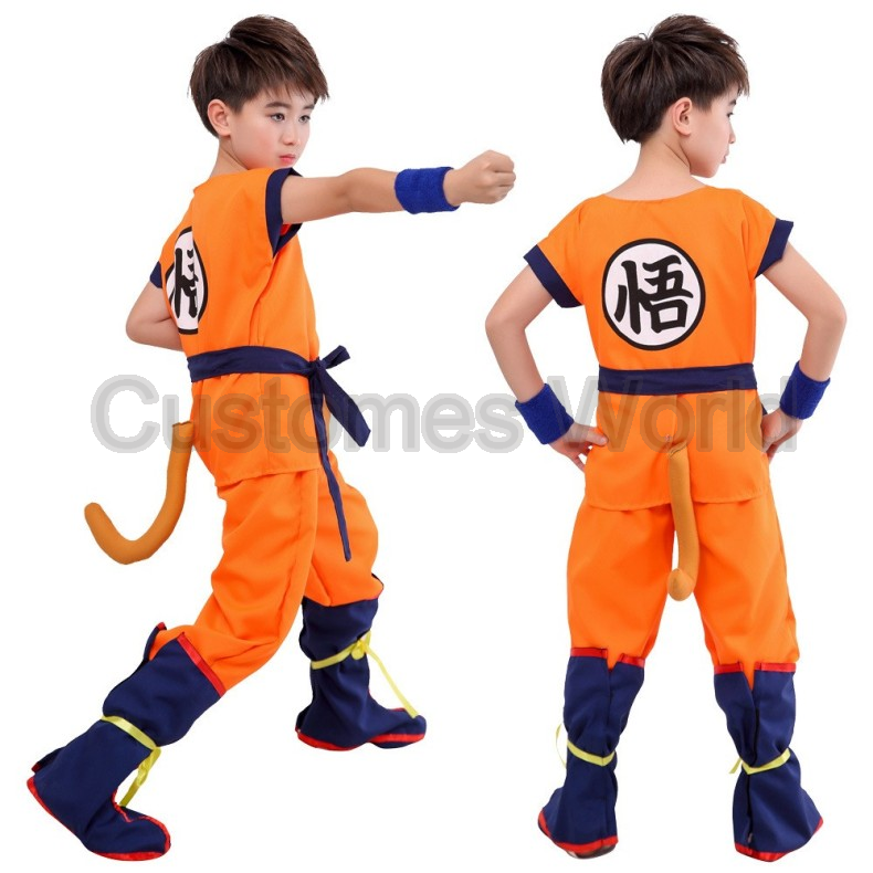Anime Cosplay Kid - Boys Girls Halloween Son Goku Cosplay