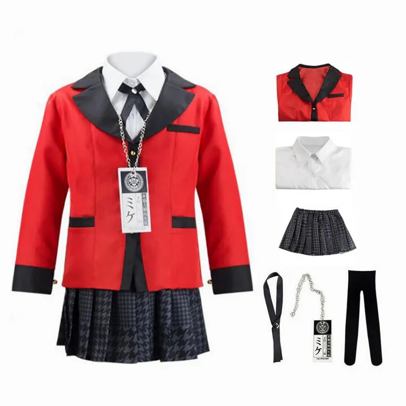 Anime Cosplay Yumeko - Cosplay Anime Kakegurui Saotome Meari Jabami