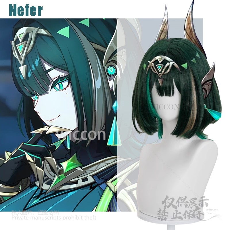Anime Cosplay Mujer - Anime Game Genshin Impact New Nefer