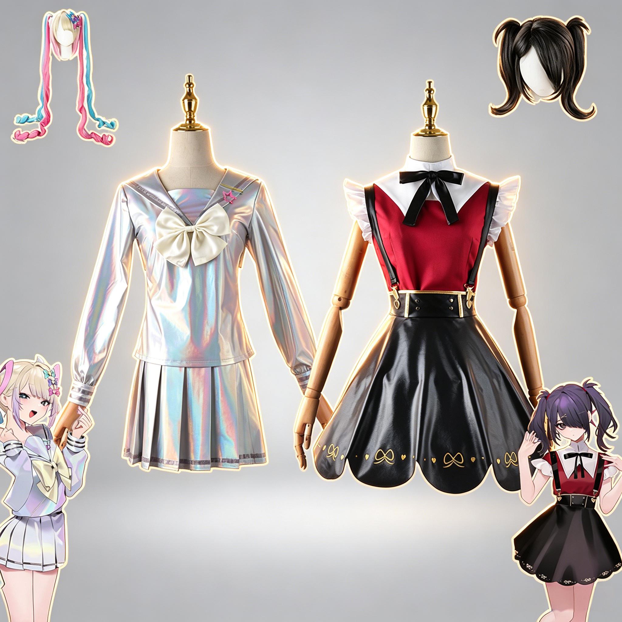 Anime Cosplay Mujer - Women’s Yami Kawaii JK Cosplay Costume