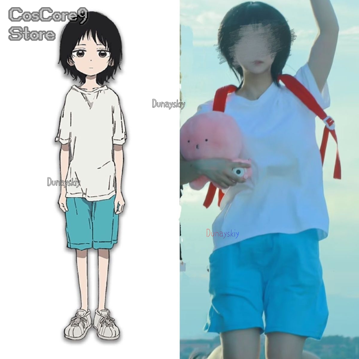 Anime Cosplay Yumeko - Takopi's Original Sin 코스프레 Shizuka Kuze