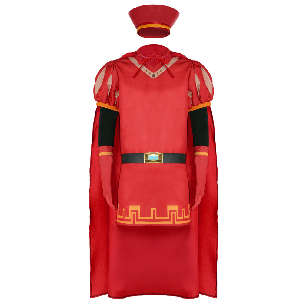Lord Farquaad Cosplay Costume  - Anime Cosplay With Red Hair avaliação e preço