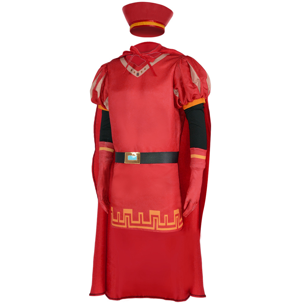 Lord Farquaad Cosplay Costume  - Anime Cosplay With Red Hair avaliação e preço