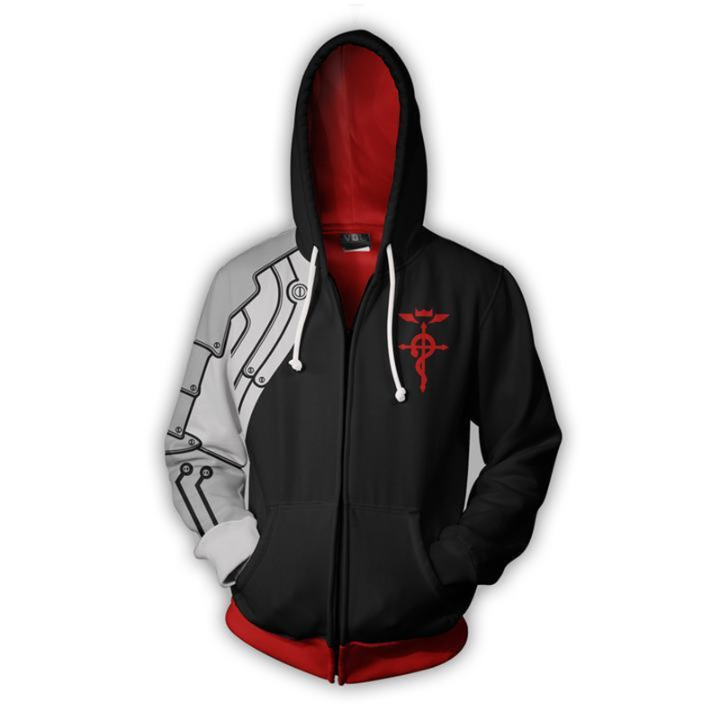 Anime Alchemist Edward Hoodie  - Fullmetal Alchemist Coat avaliação e preço