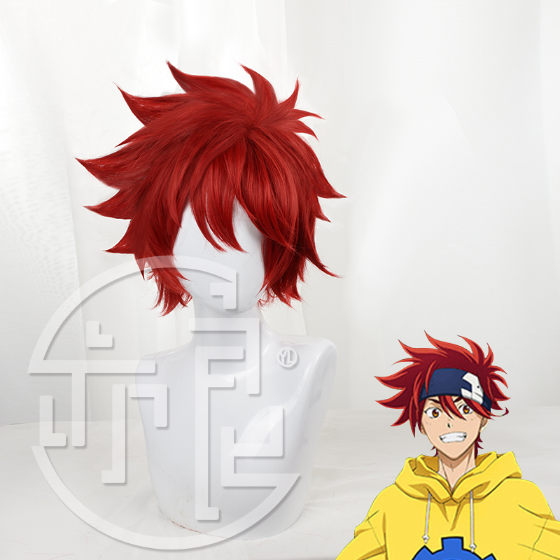Anime SK8 the Infinity Reki Co - Anime Cosplay With Red Hair avaliação e preço