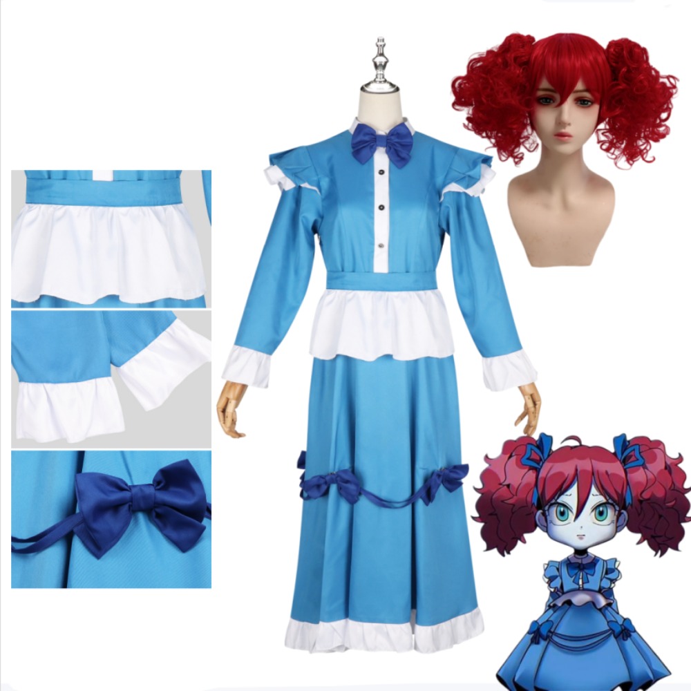 Poppy Red Hair Cosplay Costume - Anime Cosplay With Red Hair avaliação e preço
