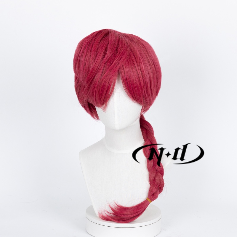 ND Ranma Saotome Cosplay Wigs  - Anime Cosplay With Red Hair avaliação e preço