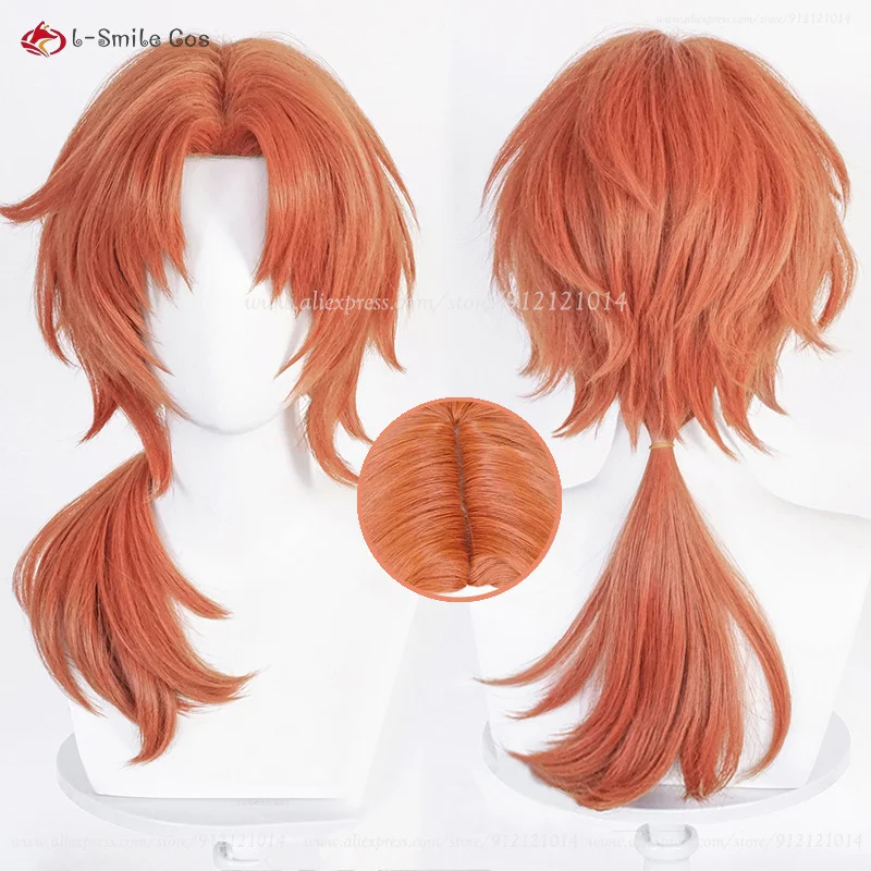 xiaoxiao Anime Hanako-kun Aoi  - Anime Cosplay Orange Hair avaliação e preço
