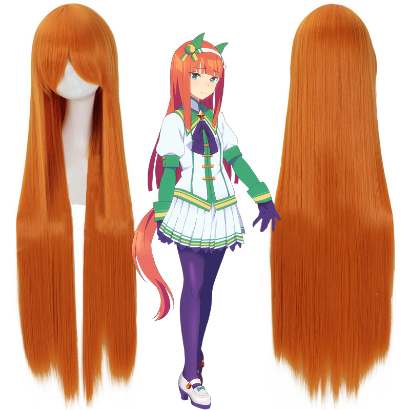 Pretty Derby Maiden Cosplay Wi - Anime Cosplay Orange Hair avaliação e preço
