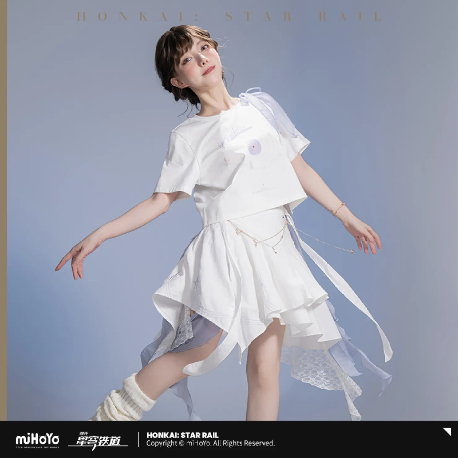 [Genuine] Game Honkai Star Rai - Anime Cosplay Dress To Impress avaliação e preço