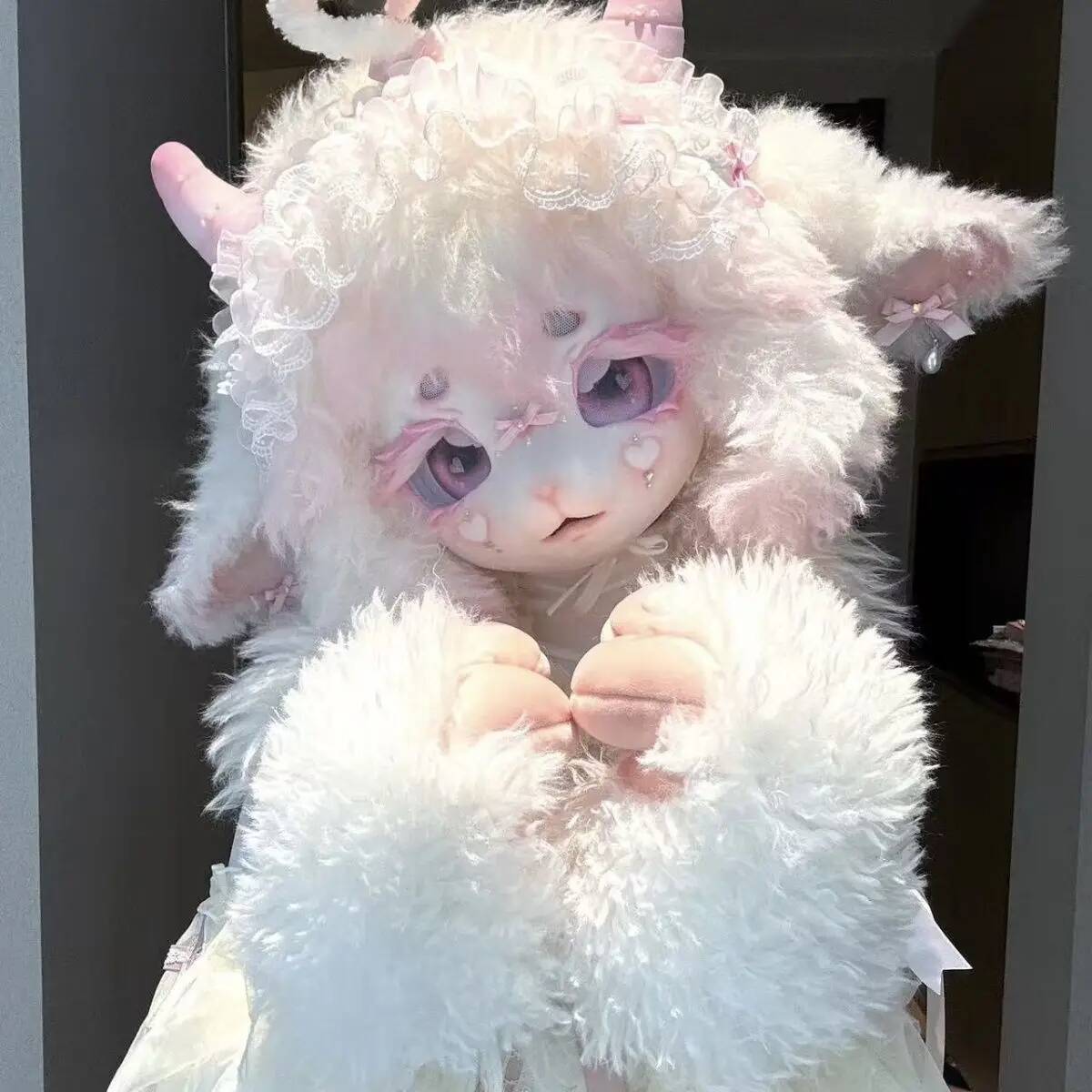 Handmade Kig Fursuit Head, Cut - Anime Cosplay Female avaliação e preço