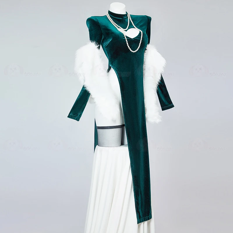 Sexy Velet Furry Cape Dress Wi - Anime Cosplay One Punch Man avaliação e preço