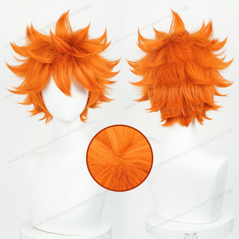 Hinata Shoyo Cosplay Wig 26cm  - Anime Cosplay Orange Hair avaliação e preço
