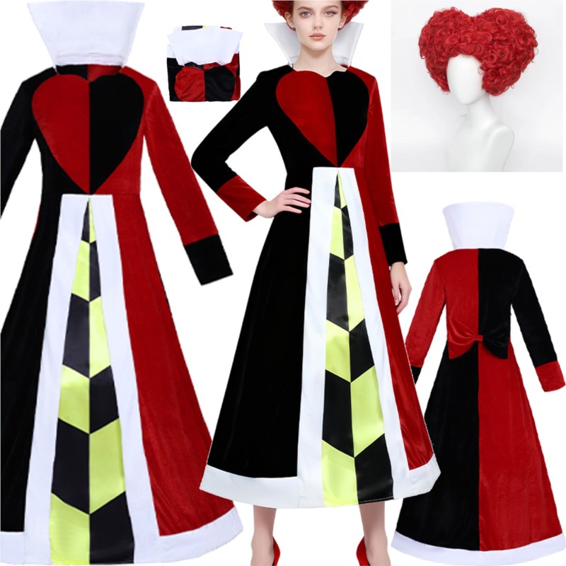 Queen Anime Red Heart Movie Co - Anime Cosplay With Red Hair avaliação e preço