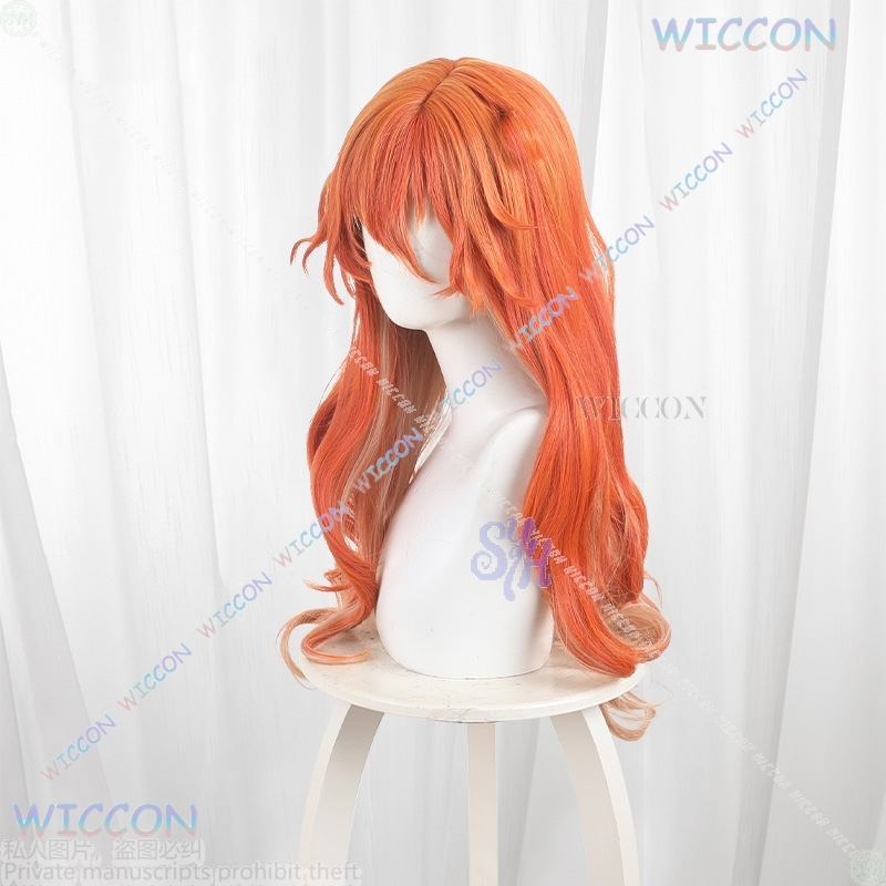 Anime Game Wuthering Waves Cos - Anime Cosplay Orange Hair avaliação e preço