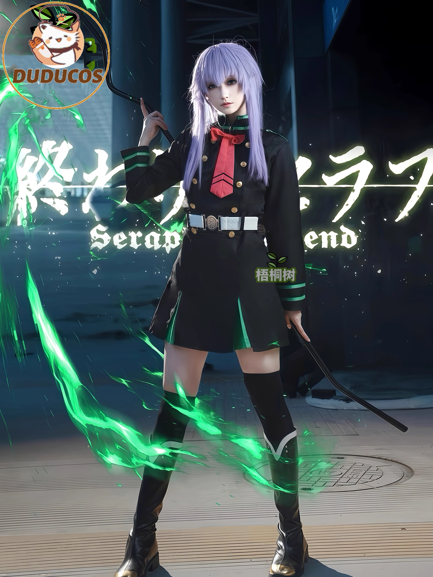 Anime Seraph of The End Shinoa - Anime Cosplay Wigs avaliação e preço