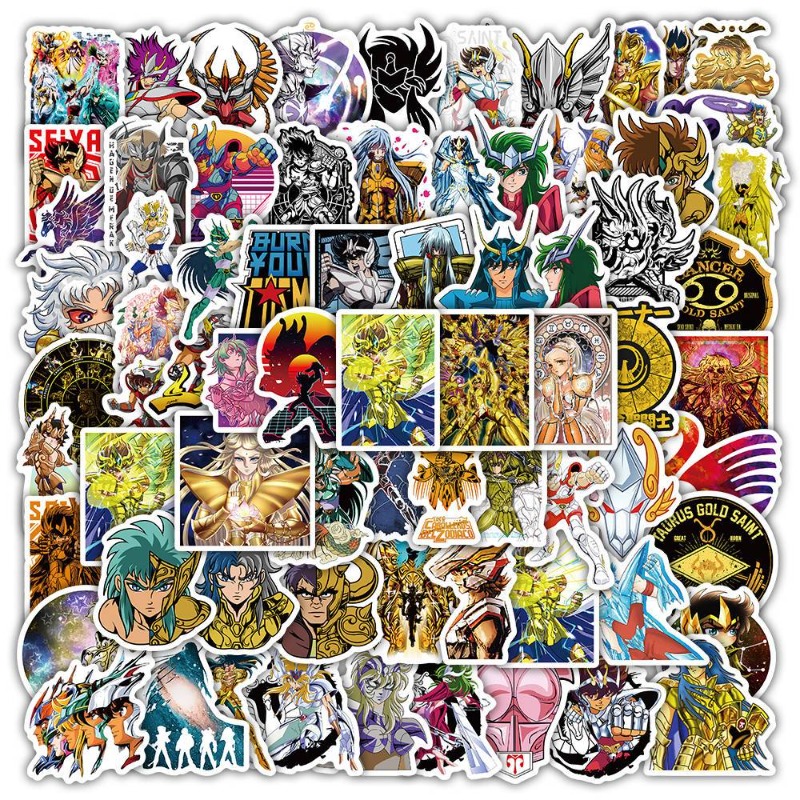 101Pcs Saint Seiya Anime Stick - Anime Cosplay Manga avaliação e preço