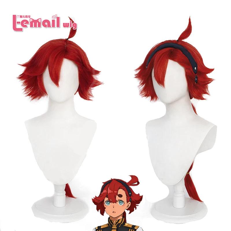 zizi 2025 L-email Synthetic Ha - Anime Cosplay With Red Hair avaliação e preço