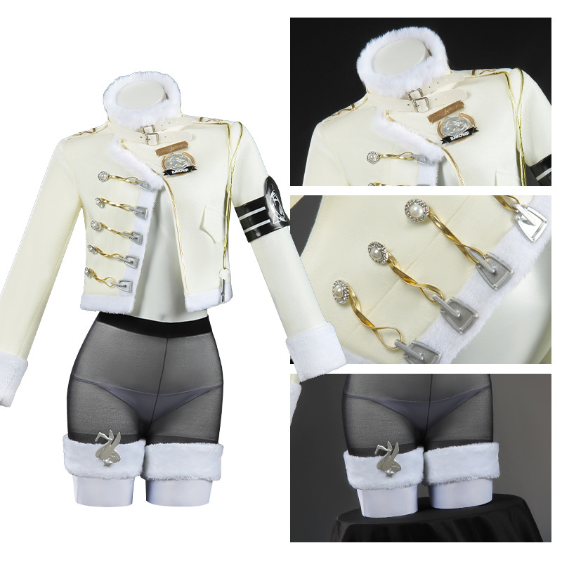 Anime Blanc Cosplay Costume Wi - Anime Cosplay Wigs avaliação e preço