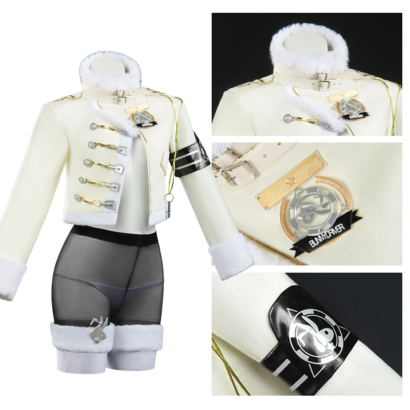 Anime Blanc Cosplay Costume Wi - Anime Cosplay Wigs avaliação e preço