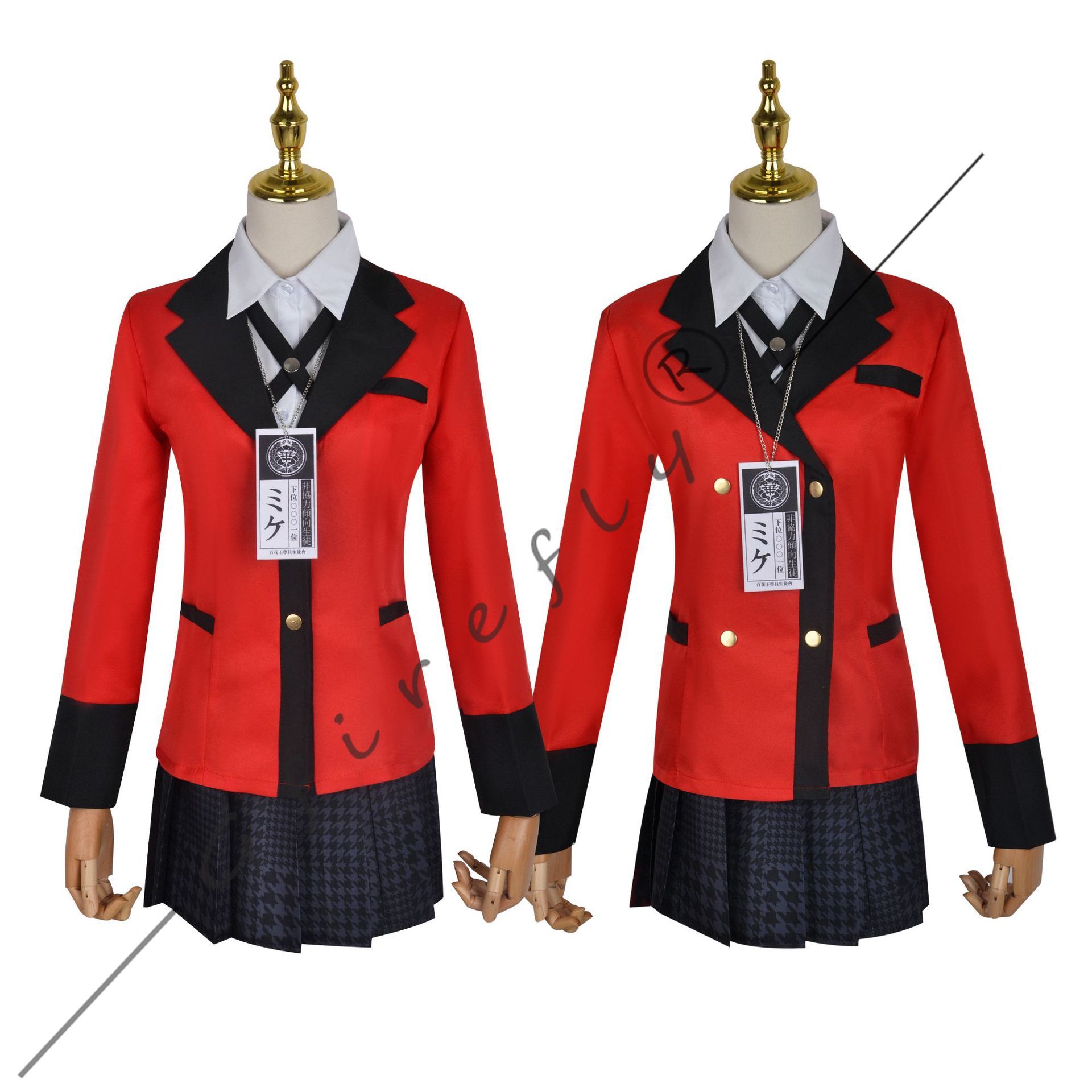 Kakegurui Cosplay Costume Jyab - Anime Cosplay Yumeko avaliação e preço