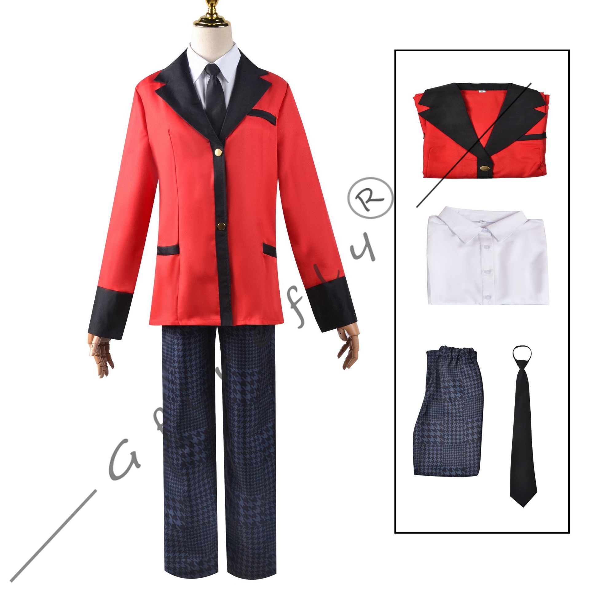 Kakegurui Cosplay Costume Jyab - Anime Cosplay Yumeko avaliação e preço