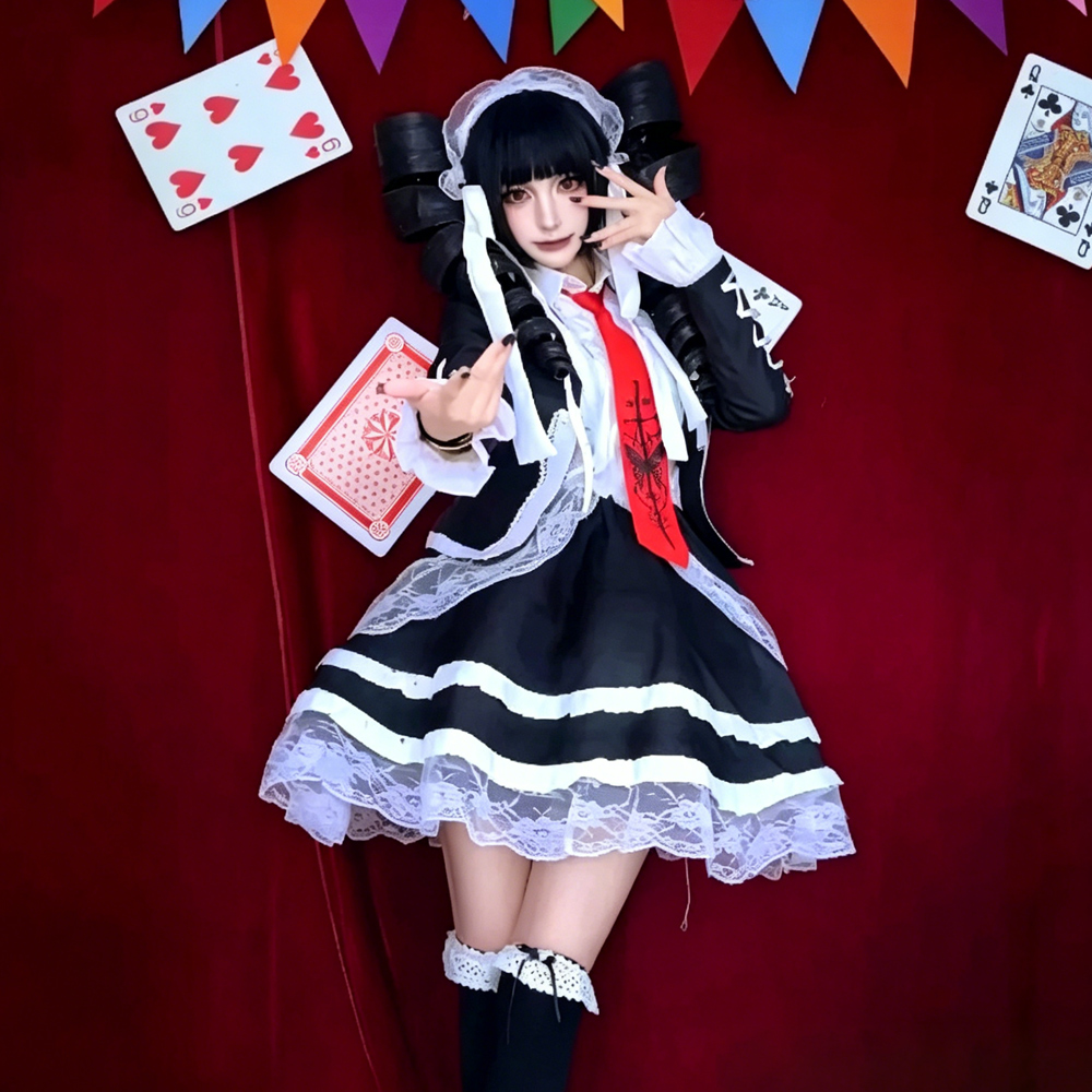 Dangaronpa Celestia Ludenberg  - Anime Cosplay Kostüm avaliação e preço