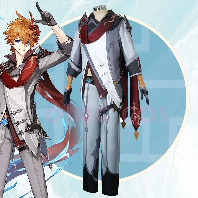 Genshin Impact Tartaglia Cospl - Anime Cosplay To Buy avaliação e preço