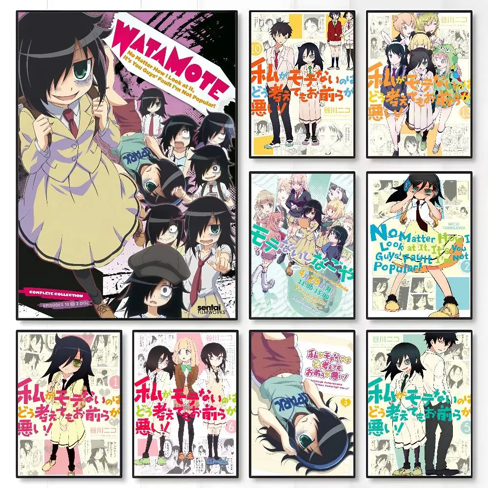 Anime W-Watamote Kuroki Tomoko - Anime Cosplay Wallpaper avaliação e preço