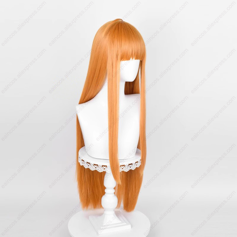Anime Futaba Sakura Cosplay Wi - Anime Cosplay Orange Hair avaliação e preço
