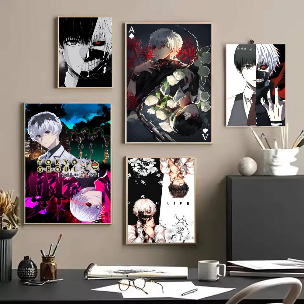 T-Tokyo Ghoul Anime Poster Sti - Anime Cosplay Wallpaper avaliação e preço