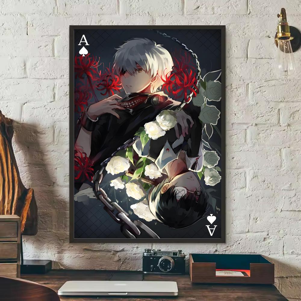 T-Tokyo Ghoul Anime Poster Sti - Anime Cosplay Wallpaper avaliação e preço