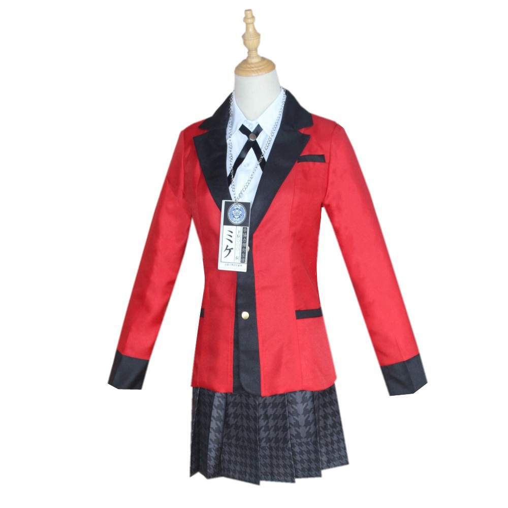 Jabami Yumeko Cosplay Costume  - Anime Cosplay Yumeko avaliação e preço