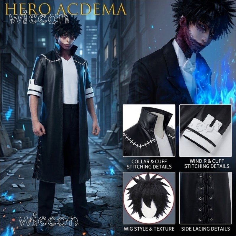 My Acdeia Dabi Cosplay Costume - Anime Cosplay Boy avaliação e preço