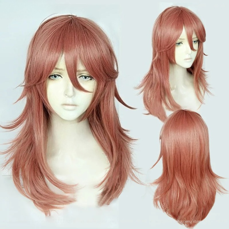 Anime COS Angel Devil Cosplay  - Anime Cosplay Orange Hair avaliação e preço