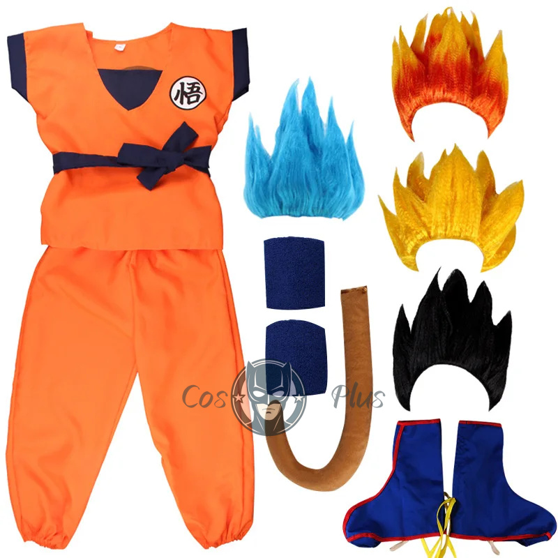 Holiday Suits Son Goku Carniva - Anime Cosplay Kid avaliação e preço