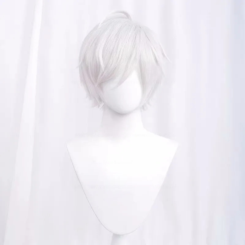 Short Straight Cosplay Wig Whi - Anime Cosplay Orange Hair avaliação e preço