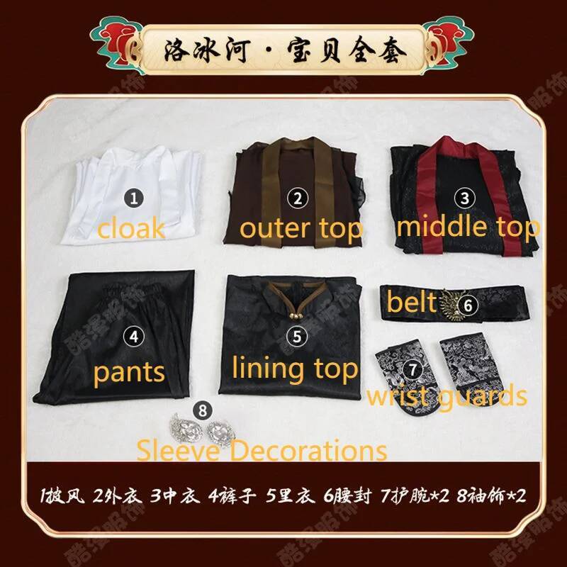 Anime Luo BingHe Cosplay Costu - Anime Cosplay Wigs avaliação e preço