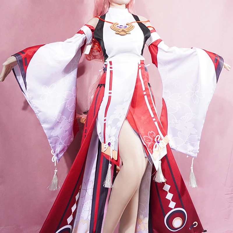 Yae Miko Cosplay Costume Impac - Cosplay Anime Yae Miko avaliação e preço
