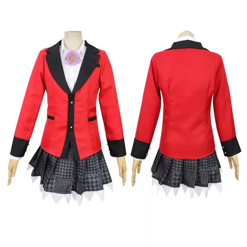 Anime Kakegurui Yumeko Costume - Anime Cosplay Yumeko avaliação e preço