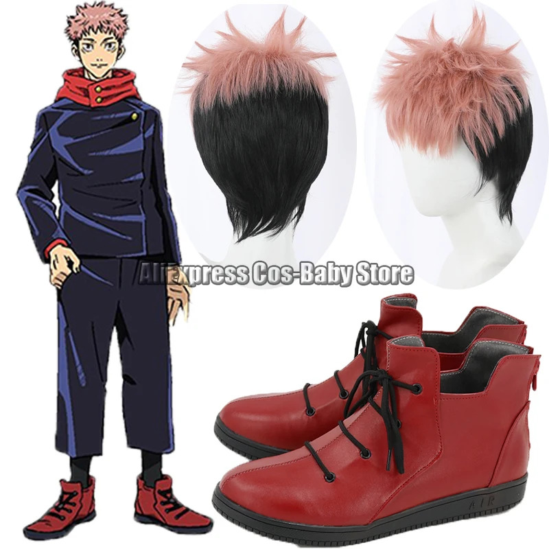 Anime Juju Ka Cosplay Shoes Bo - Anime Cosplay With Red Hair avaliação e preço