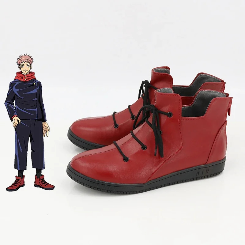 Anime Juju Ka Cosplay Shoes Bo - Anime Cosplay With Red Hair avaliação e preço