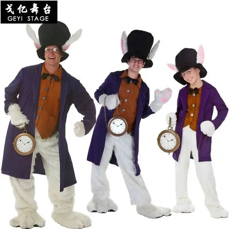 Alice Clothes White Child Rabb - Anime Cosplay Boy avaliação e preço